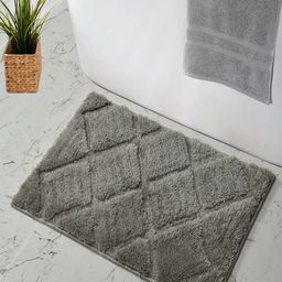 MAA HOME CONCEPT Grey Textured Anti-Skid Bath Rugs-56