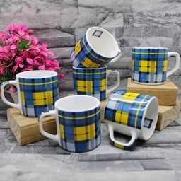 laghima jadon Multicoloured Printed Ceramic Glossy Cups and Mugs Set image 4