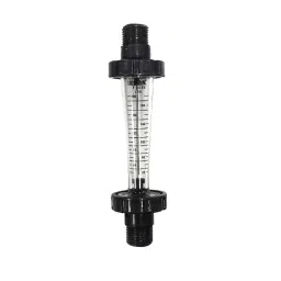 Japsin Instrumentation Plastic Threaded Rotameter 20 to 200 LPH Range ±2% Full Scale, JIPL-PTR-H2O-1-25