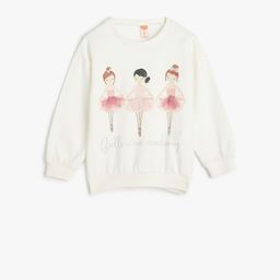 Koton Girls Graphic Printed Sweatshirt-picture-29