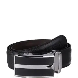Kara Black & Dark Brown Textured Reversible Belt-image-33