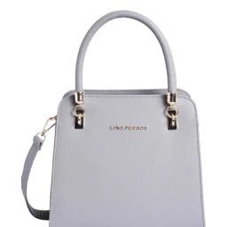 Lino Perros Grey Solid Handbag-picture-34