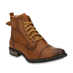 Delize Men's Tan Derby Boots-image-16