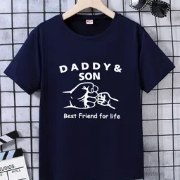 KPOP Typography Printed Round Neck T-shirt-image-93
