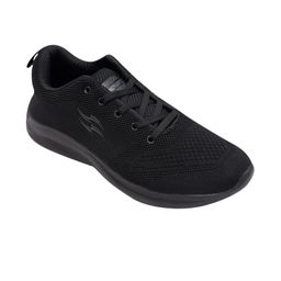 FEET FIRST Men Black Leather Casual Lace-Ups Round Toe Comfortable Sneakers-image-67