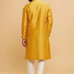 Twamev Men Embroidered Regular Sequinned Kurta with Pyjamas image 2