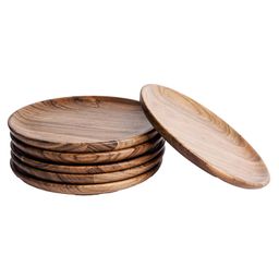 Think Artly Dune Acacia Plates  Small - Set of 6-22