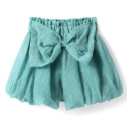 Mark & Mia Solid Color Shorts with Bow Applique - Mint-image-67