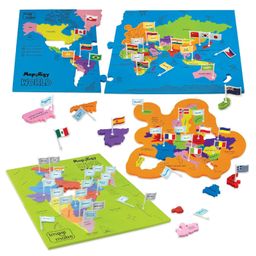 Imagimake Kid Combo: Educational Map, Birds Puzzle And 5-In-1 Craft Kit, Paper - Multicolour image 2