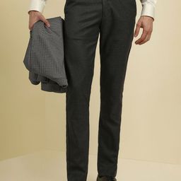 Allen Solly Men Printed Slim Fit Trousers-image-43