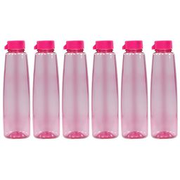 Pearlpet Kohinoor Pink 6 Pieces BPA-Free Water Bottles 1L Each-image-28