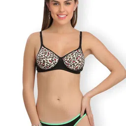 SELFCARE Animal Medium Coverage Lightly Padded Bra image 5