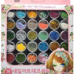 Colorful Sparkles Nail Fabulous Art Glitter Powder-image-46