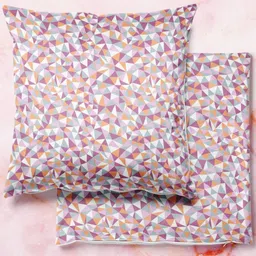 ArtzFolio Multicoloured Set of 2 Square Cushion Covers-52
