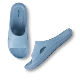 PROFOAM Men Blue Slip-On Solid Rubber Regular Flip-Flop-image-4