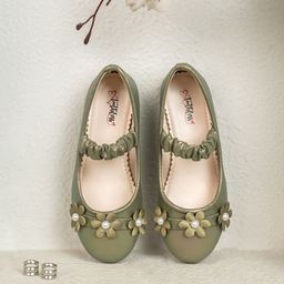 toothless Girls Metallic Ballerinas-15