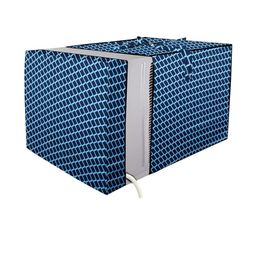 Stylista Blue Solid Waterproof Air Conditioner Covers-picture-35