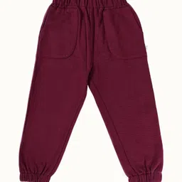 Greendeer Kids Mid Rise Pure Cotton Joggers-picture-29