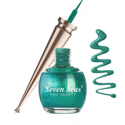 Seven Seas Long Lasting Liquid Colored Eyeliner 5ml- Green 04-50