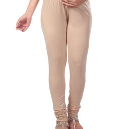 Kriti Knit Churidar With Tummy Hug - Beige-image-70