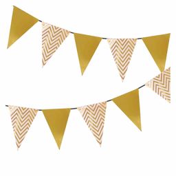 Party Propz Party Banner Golden - Length 150 cm-image-69