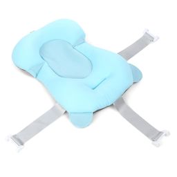 Bath Cushion with Safety Harness - Blue-image-65
