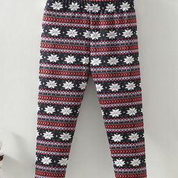 Kookie Kids Full Length Leggings Floral Print - Red-picture-24