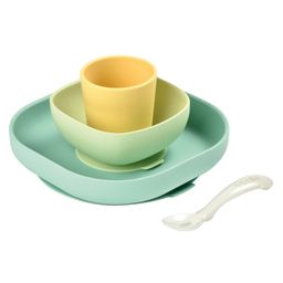 Beaba Silicone Suction Meal Set Yellow - Pack Of 4-picture-21