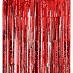 Funcart Tinsel Foil Curtain Red - Height 190 cm-picture-21