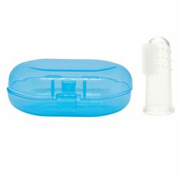 The Little Lookers Silicone Baby Finger Brush With Case - Blue-image-78