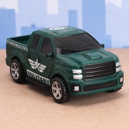 Monsto Wheels Pull Back Military Toy Car - Green-16