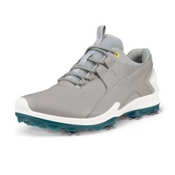 ECCO Men Leather Golf Non-Marking Shoes-image-60