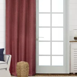 Saral Home Maroon Room Darkening Door Curtain-image-60