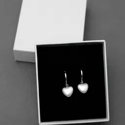 DressBerry Heart Shaped Drop Earrings-16
