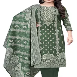 DRAVINAM Trends Ethnic Motifs Printed Pashmina Unstitched Dress Material-image-75