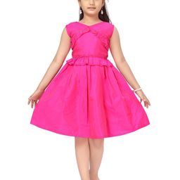 Sangria Girls Ruffled Frock-picture-34