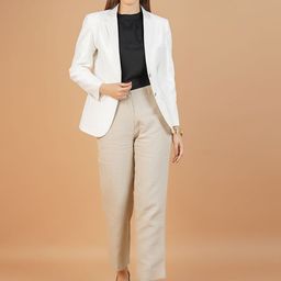 INDOPHILIA Self-Design Single-Breasted Casual Blazers-picture-21
