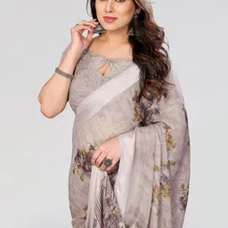 Moda Rapido Floral Poly Georgette Designer Saree-picture-40