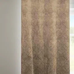 IVAZA Brown Velvet Window Curtains-image-74