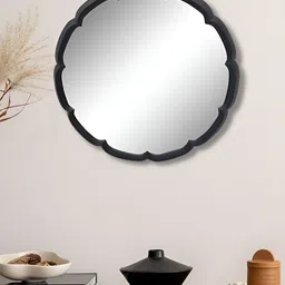 Metalsmith Black Round Shape Wall Hanging Mirror-image-12