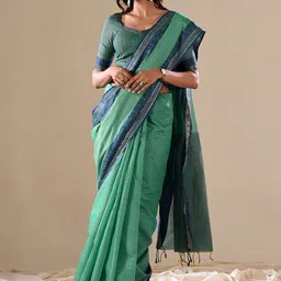 Anouk Rustic Woven Design Zari Uppada Saree-picture-26