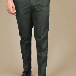 MANCREW Men Cotton Tailored Mid-Rise Trousers-image-24