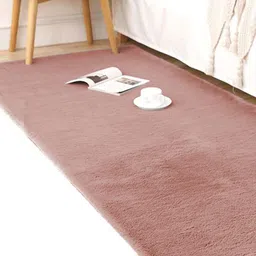 Black Gold Blush Bunny Fur Carpet Polyester Ultra Soft Rug-picture-48
