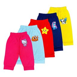 Surfbae Kids Pack Of 5 Printed Relaxed FitJoggers-54
