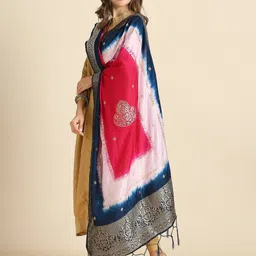 Dupatta Bazaar Ethnic Motifs Woven Design Dupatta-16