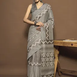 Mitera Silk Blend Ready to Wear Taant Saree-image-84