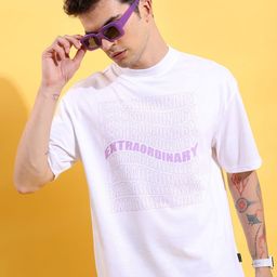 KETCH Men Graphic Printed Round Neck Oversized T-shirt-image-28