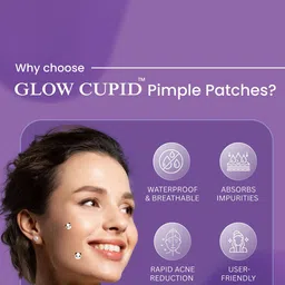 GLOW CUPID Acne Patches With Tea Tree Oil & Calendula - 36 Patches image 3