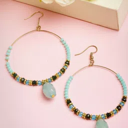 DressBerry Gold-Plated Contemporary Drop Earrings-image-23