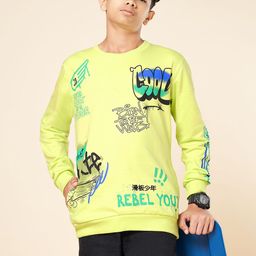 Coolsters by Pantaloons Boys Graphic Printed Cotton Sweatshirt-image-39